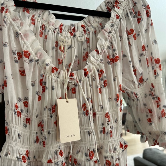 NWT ISCHIA POPPY FIELD DOEN Dress - Picture 2 of 5